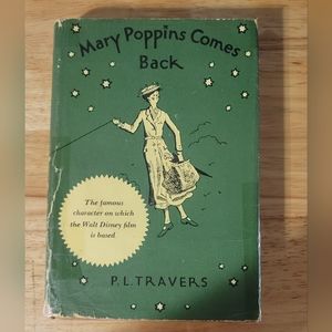 Vintage Mary Poppins Comes Back by PL Travers 1963 Edition HC & Dust Jacket